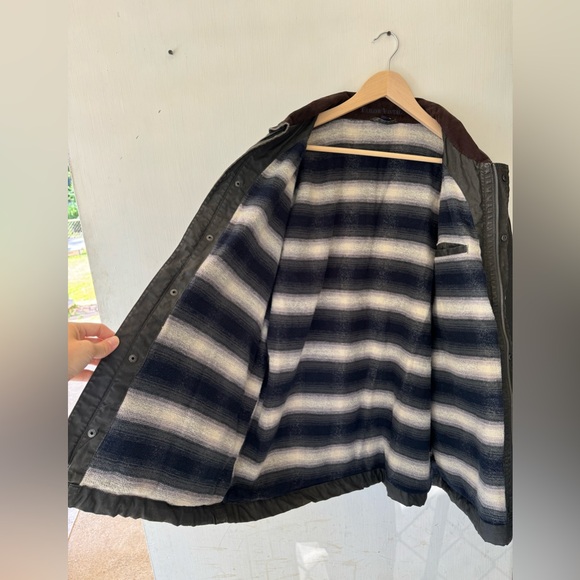 Tailor Vintage Heritage Waxed Canvas Blanket Chore Coat - Picture 8 of 9